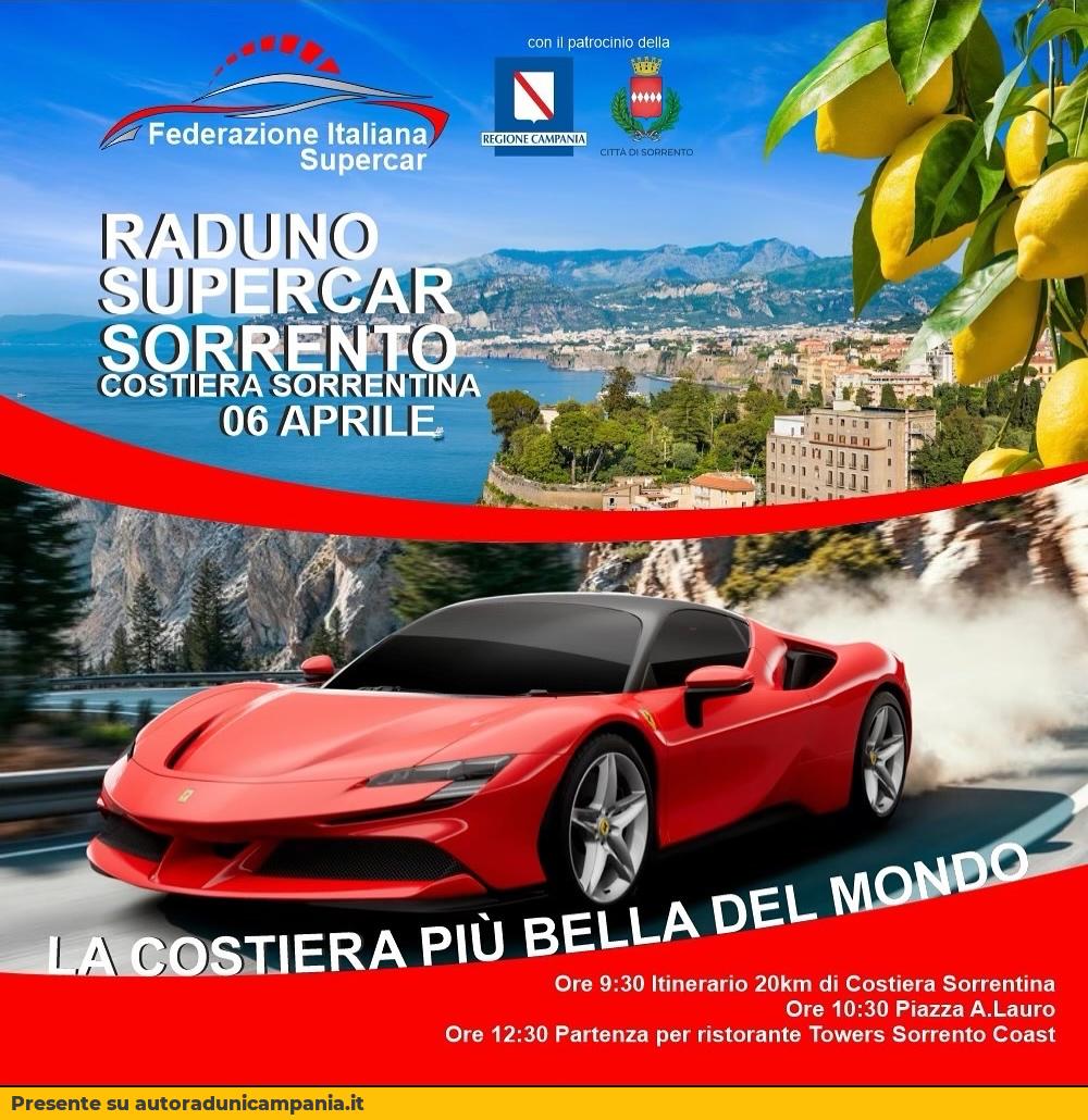 Super Car in costiera: Sorrento accoglie e raccoglie la passione
